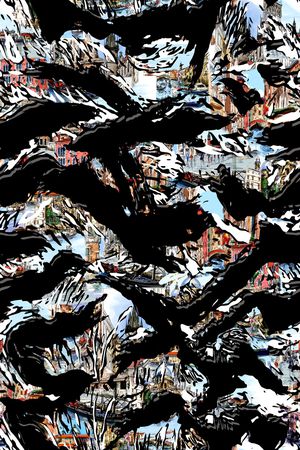 男装印花华亿平台图片