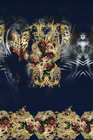 定位花印花华亿平台图片