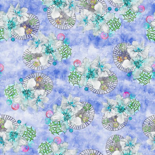 水彩印花华亿平台图片