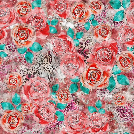 水彩印花华亿平台图片