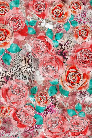 水彩印花华亿平台图片