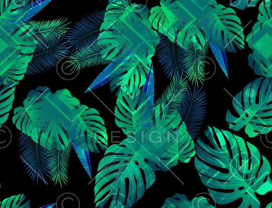 绿植树叶印花华亿平台图片