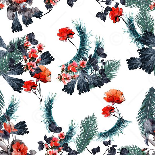 水彩印花华亿平台图片