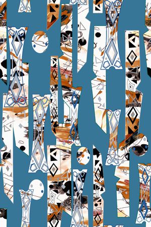 几何印花华亿平台图片