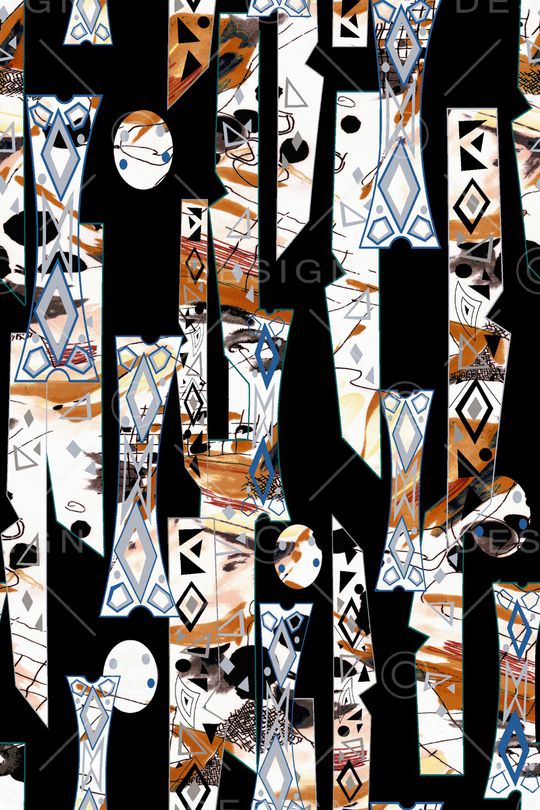 几何印花华亿平台图片