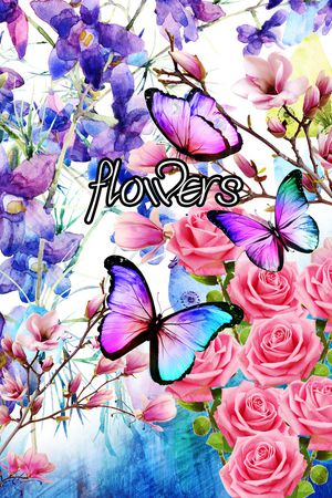 玫瑰花印花华亿平台图片