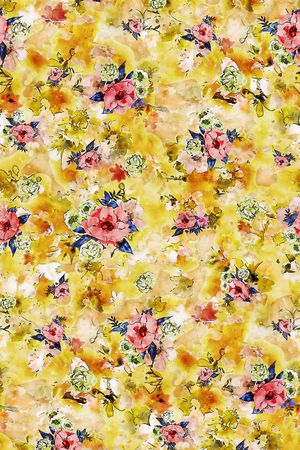 水彩印花华亿平台图片