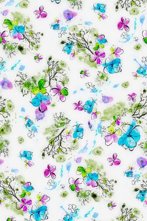 水彩印花华亿平台图片