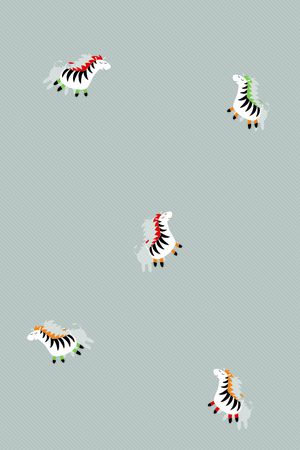 卡通动物印花华亿平台图片