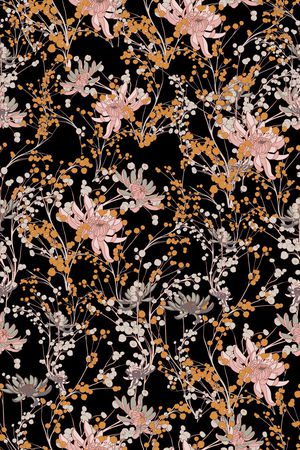 复古印花华亿平台图片