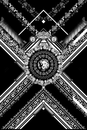 复古罗马石柱印花华亿平台图片