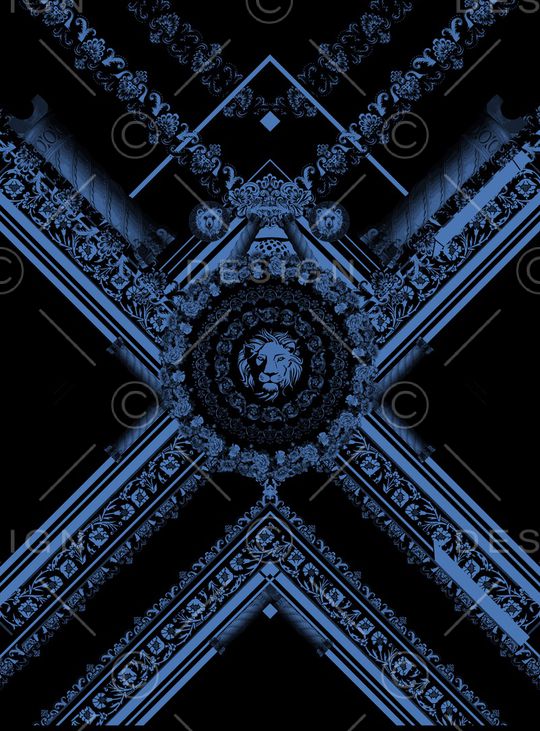 复古罗马石柱印花华亿平台图片