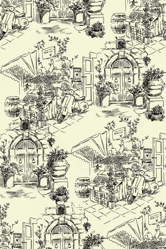 素描印花华亿平台图片