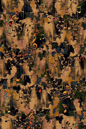 抽象男装印花华亿平台图片