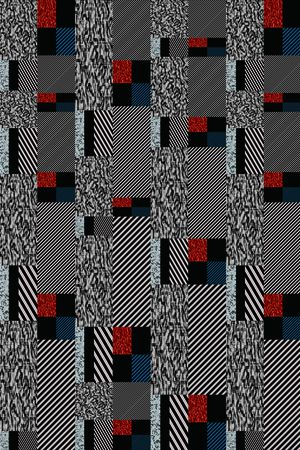 几何印花华亿平台图片