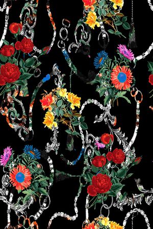 佩斯利印花华亿平台图片