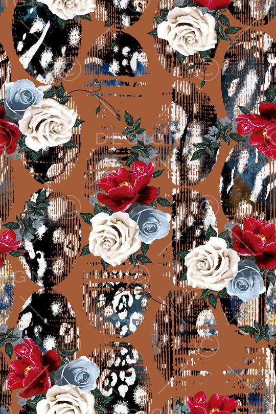 佩斯利印花华亿平台图片