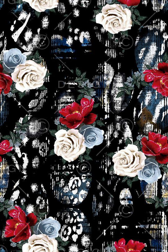 佩斯利印花华亿平台图片