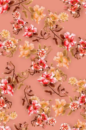 复古印花华亿平台图片