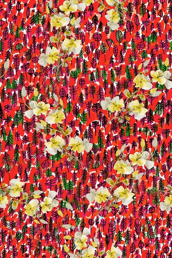 复古印花华亿平台图片