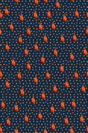 复古印花华亿平台图片