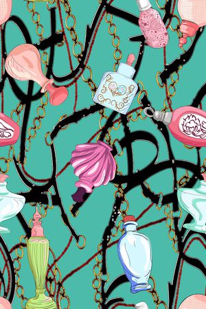 香水瓶印花华亿平台图片