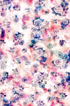 水彩印花华亿平台图片