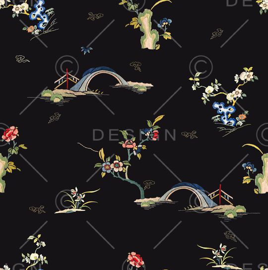 香云纱印花华亿平台图片