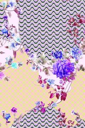 几何印花华亿平台图片