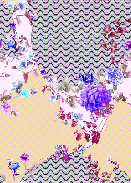 几何印花华亿平台图片