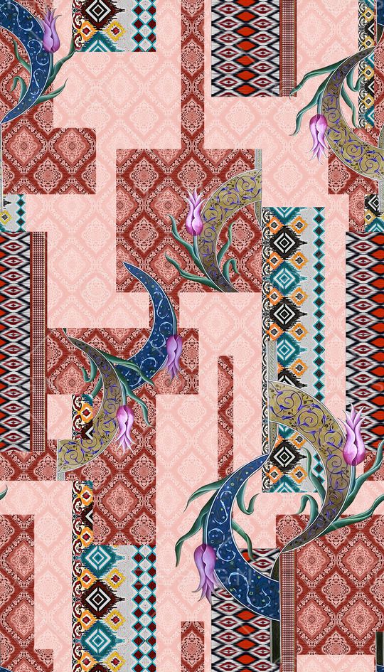 几何印花华亿平台图片