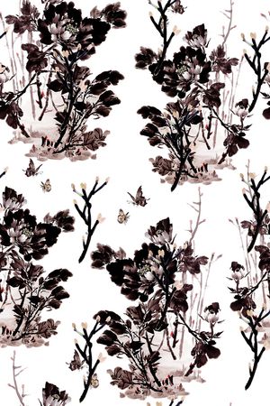 旗袍印花华亿平台图片