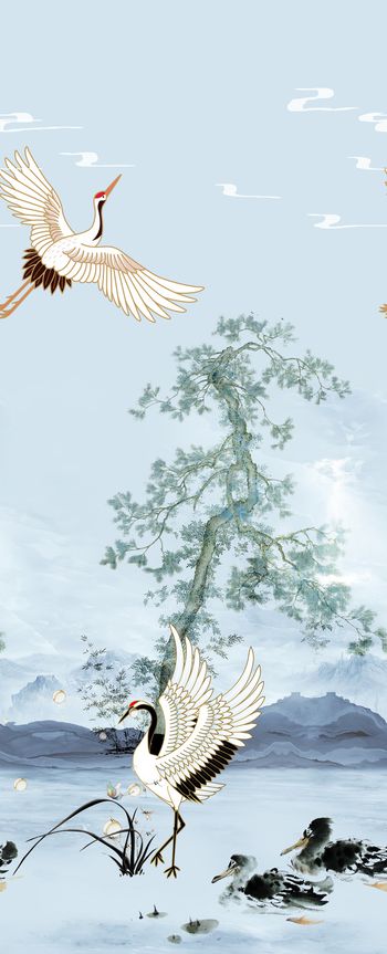 中国风定位花印花华亿平台图片