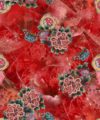 香云纱印花华亿平台图片