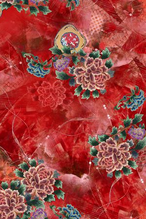 香云纱印花华亿平台图片