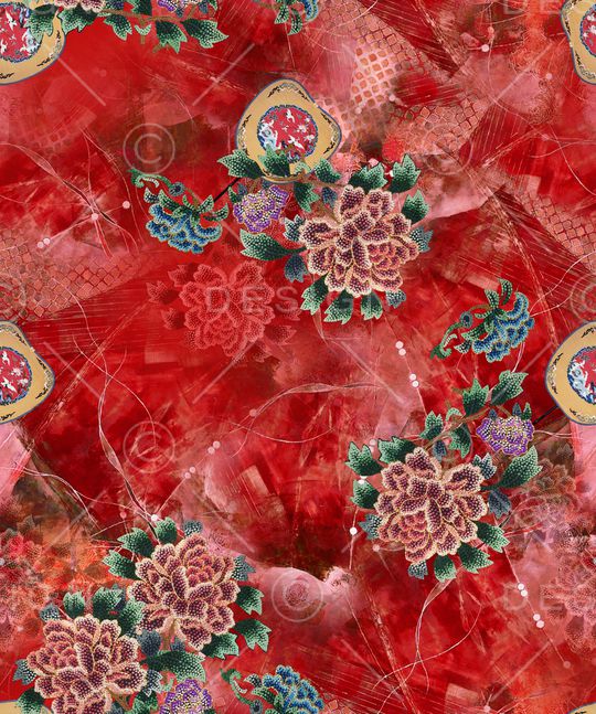 香云纱印花华亿平台图片