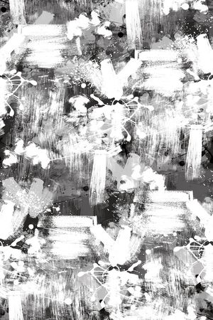 抽象男装印花华亿平台图片