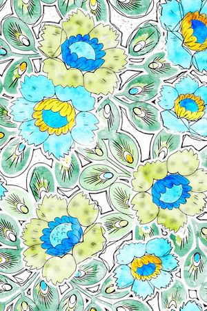 水彩印花华亿平台图片