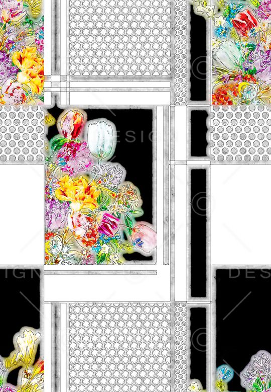 水彩印花华亿平台图片