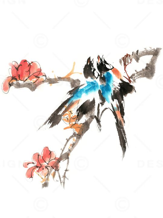 鸟印花华亿平台图片