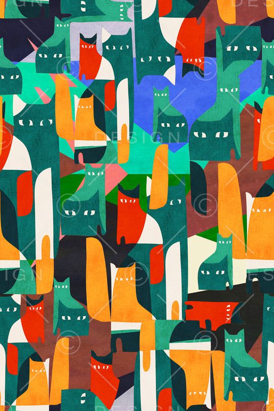 几何印花华亿平台图片