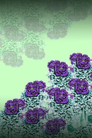 定位花印花华亿平台图片