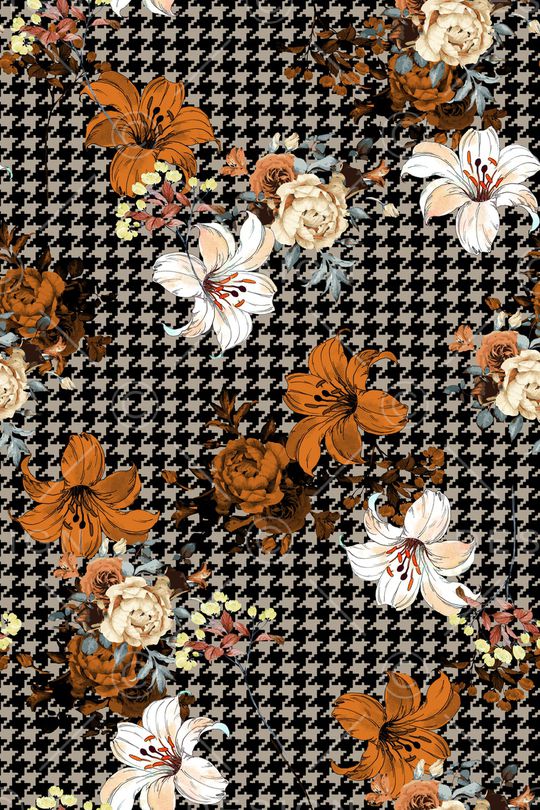 复古印花华亿平台图片