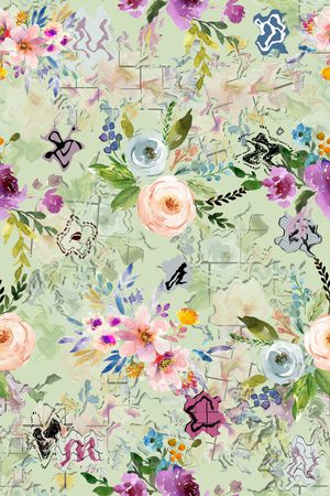 旗袍印花华亿平台图片