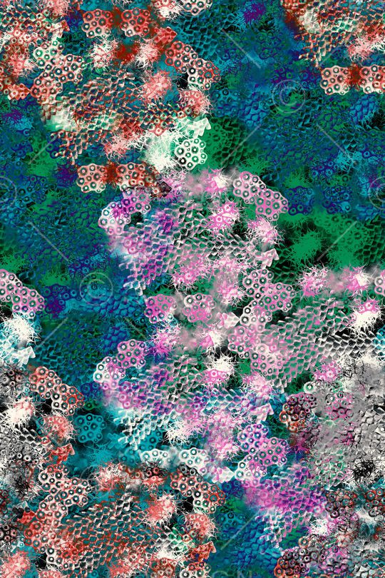 抽象男装印花华亿平台图片