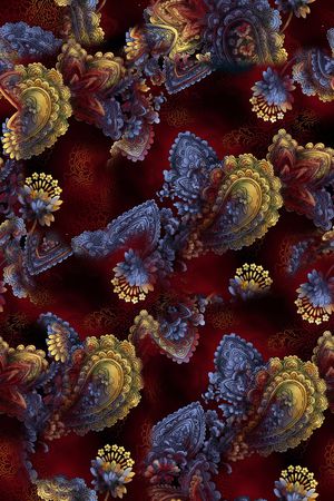 复古印花华亿平台图片