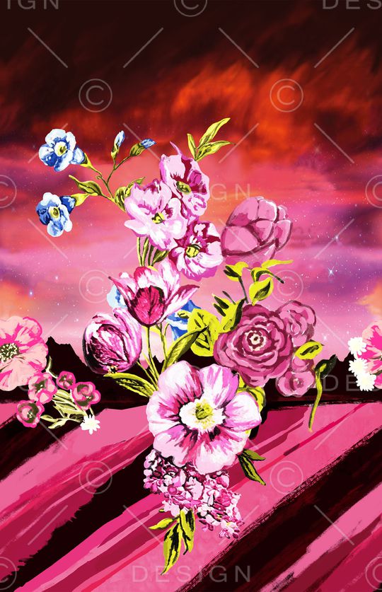 定位花印花华亿平台图片