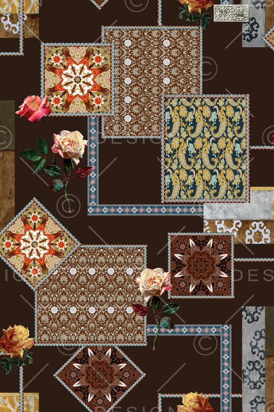 几何印花华亿平台图片