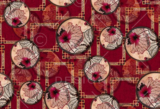 大牌风印花华亿平台图片