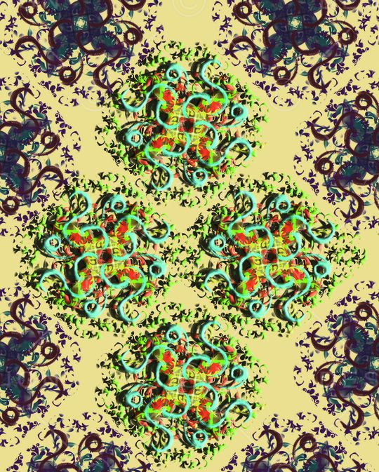 四叶草印花华亿平台图片